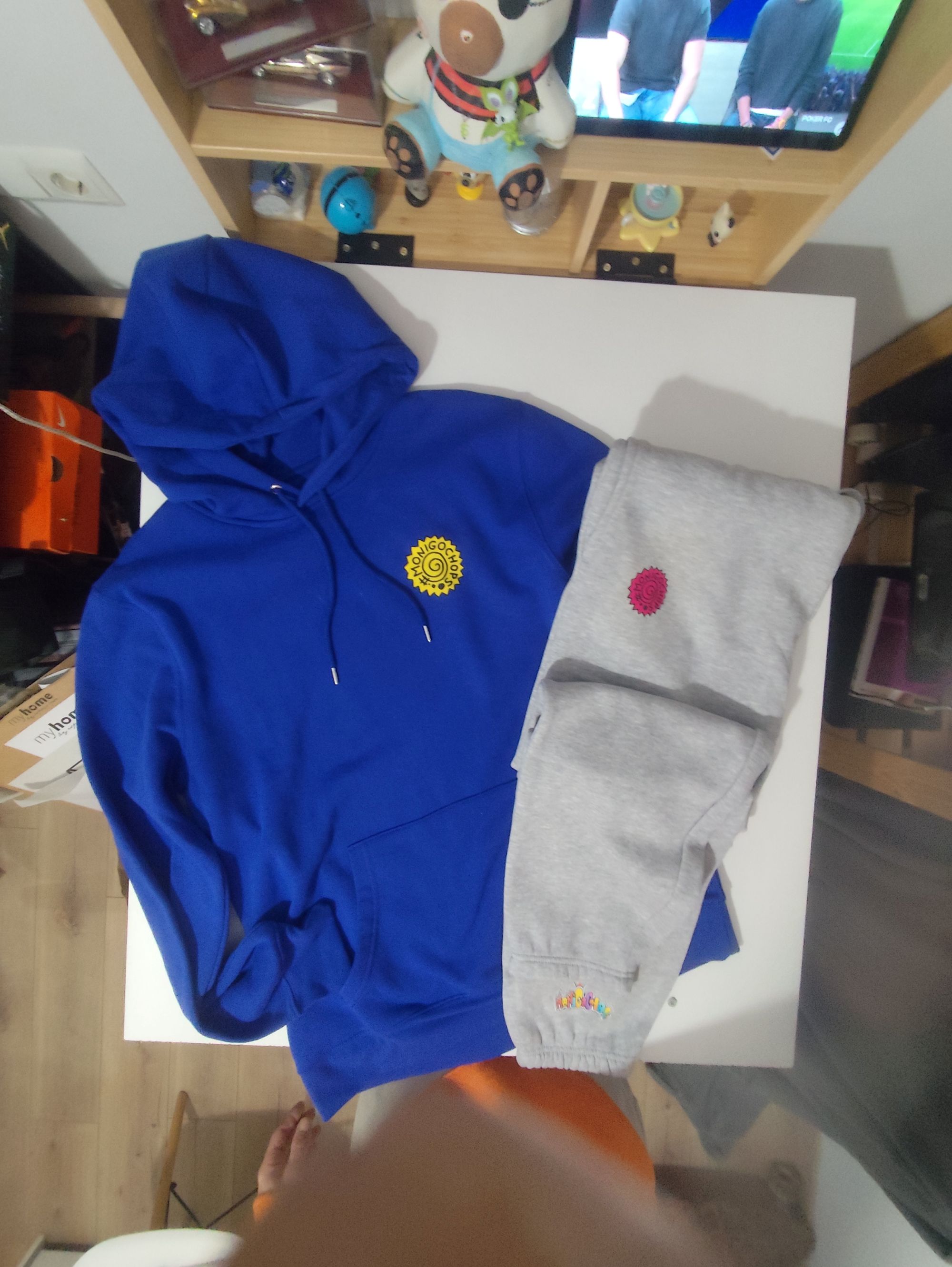 Chandal gris azul xl